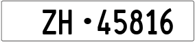 Truck License Plate